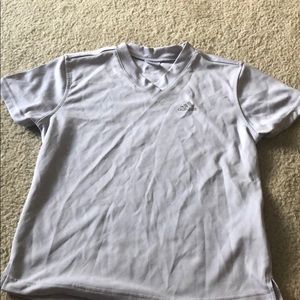 Adidas lilac shirt sleeve shirt